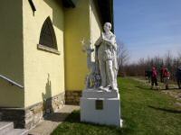  Blick zur Hubertusstatue 