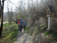 Wanderroute auf dem Kreuzweg mit den 15 Tabernakelpfeilern