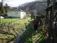  Wanderroute entlang des Lourdesbach 