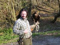 Blick zu den herrlichen und majesttische Tiere der Station 