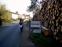  Blick auf die Wanderstrecke in Hintersdorf 