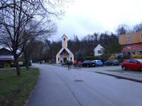  Blick auf die Wanderstrecke bei der St. Anna Kirche  