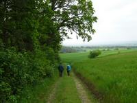  Blick auf die Wanderstrecke 