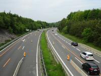  Blick auf die A21 der Wiener Auenring Autobahn 