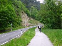 Wanderroute entlang der L4006 und des Sattelbachs 