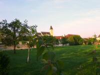 Blick zur Pfarrkirche hl. Jakobus der ltere in Bheimkirchen 