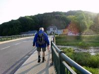 Wanderroute ber die Brcke vom Michelbach in Furth 