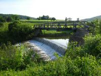  nochmals der Blick zum Steg ber den Stssingbach 