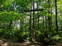  Blick zum Gipfelkreuz Hegerberg 