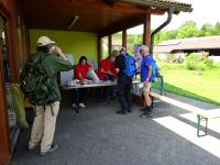 Wanderer und Radwanderer bei der 3. K+L in Kasten bei Bheimkirchen