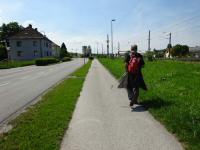 Wanderroute entlang der Wienerstrae und der Westbahn in Neukirchstetten