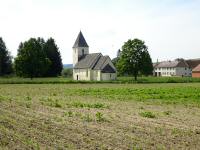  Blick zur Filialkirche hl. Martin in Lanzendorf 