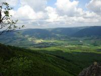 sehr schner Fernblick nach Pisching und Gmaining 