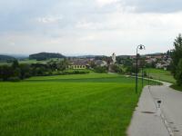  Wanderroute mit Blick nach Mnichreith am Ostrong 