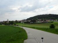  Wanderroute mit Blick nach Mnichreith am Ostrong 