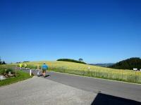 Blick zur Streckentrennung amOrtsende von Hundsdorf 