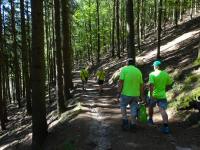  Blick auf die Wanderstrecke 