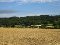 Fernblick nach Groweichselbach mit dem ehemaligem Gutshof