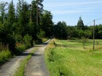  Blick auf die Wanderstrecke zur 2. K+L 