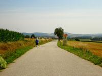 Wanderroute ber die Ratzersdorfer Landstrae nach Ambach