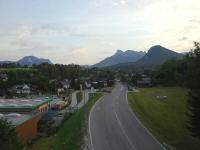  Blick auf die Salzkammergut Strae (B145) 