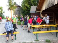 Wanderer und Marathonis bei der 1. K+L in Hinterkogl 