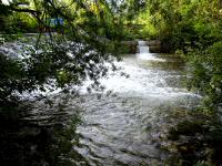  Blick auf die Grundlseer Traun bei der Wehr 