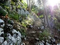  Blick auf die Wanderstrecke 