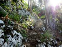  Blick auf die Wanderstrecke 