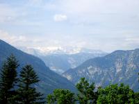  schner Fernblick zum "Hohen Dachstein" 