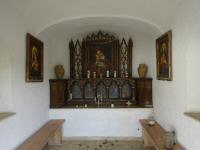  Blick in der Innenraum der Kapelle 