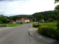  Blick auf die Wanderstrecke in Moos 
