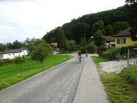 Blick auf die Wander- und Radfahrstrecke in Strblitz 