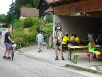  Wanderer und Radfahrer bei der 3. K+L in Strblitz 