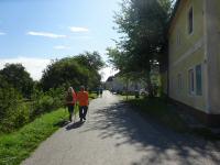 Wanderroute wieder zurck durch den Weiler Mitterburg 