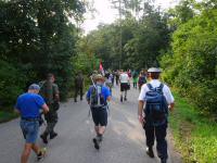 Blick auf die Wanderstrecke noch im TPL-Gelnde 