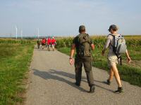 Wanderroute auf dem Gterweg Parndorf-Stonzova II