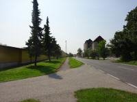 Wanderroute entlang der Hauptstraetrae (B211) in Gerhaus 