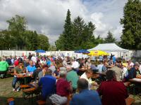 Teilnehmer im Pfarrgarten Hadersdorf - Zielraum 