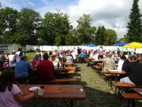 Teilnehmer im Pfarrgarten Hadersdorf - Zielraum 