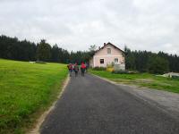 Blick auf die Wanderstrecke in der Nhe vom Fahrthof 