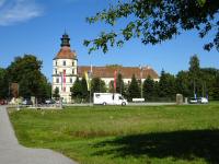 nochmals der Blick zum Renaissanceschloss Schwarzenau 