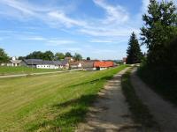  Blick auf die Wanderstrecke nach Zwinzen 