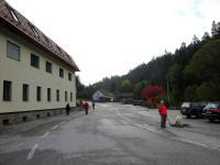 Blick auf die Wanderstrecke beim Betonwerk Jungwirth in Hammer