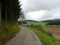  Blick auf die Wanderstrecke zur Wiesmhle 