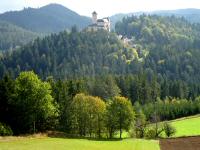  nochmals ein schner Fernblick zur Burg Rappottenstein 