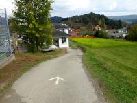  Blick auf die Wanderstrecke in Rappottenstein 