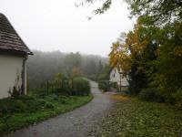  Blick auf die Wanderstrecke in Burgschleinitz 