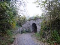 Blick zur Steinwegbrcke der Franz-Josefs-Bahn 