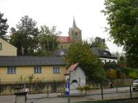 Blick zur kath. Filialkirche heiliger Jakob in Limberg 